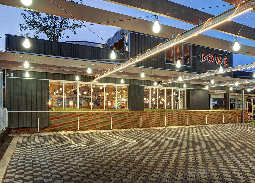 Dome Bassendean Exterior Cafe view Car park 1